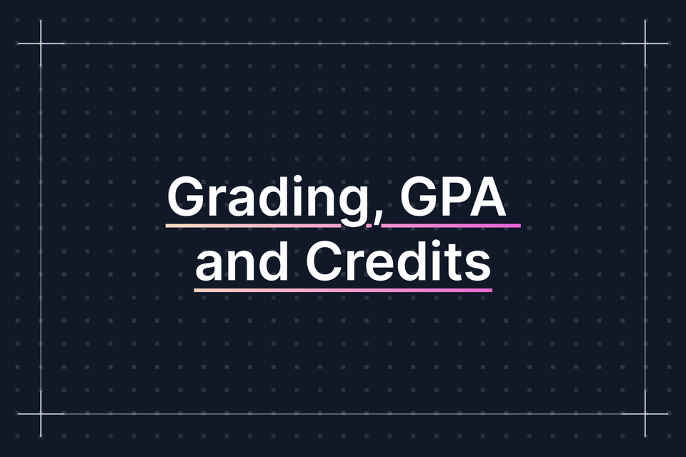 Grading, Grade Point Average (GPA), and Credit Requirements