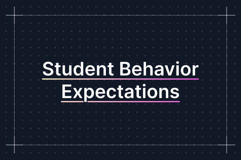 Student Behavior Expectations